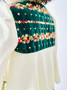 Vintage 1960s embroidered bolero