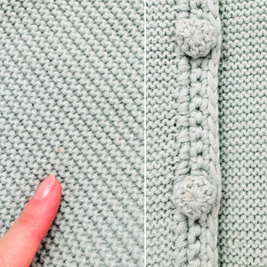 Vintage 1940s turquoise cardigan