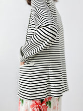 Load image into Gallery viewer, Parisian style striped blazer
