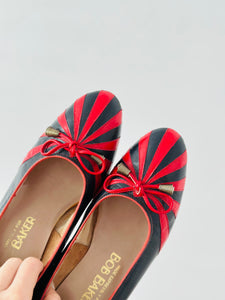 Vintage Bob Baker colorblock flats