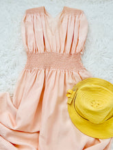Load image into Gallery viewer, Vintage pink smocked lingerie dress
