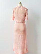 Load image into Gallery viewer, Vintage 1950s pink knit dress
