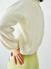 Load image into Gallery viewer, Vintage 1950s cardigan with floral appliqués
