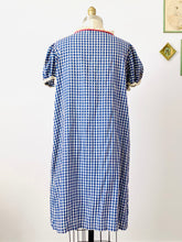 Load image into Gallery viewer, Vintage 1960s babydoll lingerie gingham dress
