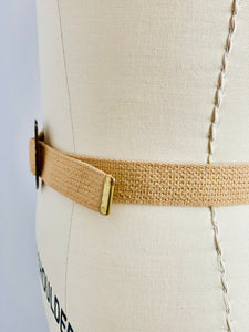 Vintage 1970s belt w heart shaped buckle