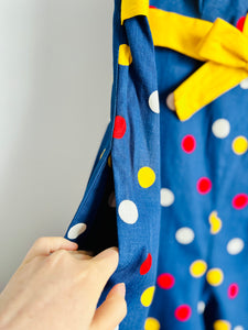Vintage polka dots romper/playsuit