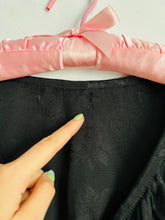 Load image into Gallery viewer, Vintage black silk blouse
