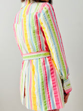 Load image into Gallery viewer, Vintage 1970s pastel stripes jacket
