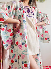 Load image into Gallery viewer, Vintage Japanese Kimono Floral Robe

