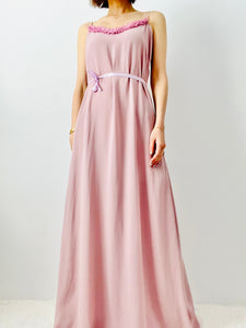 Vintage 1930s lilac slip dress