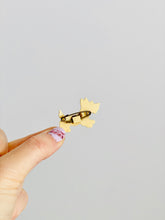 Load image into Gallery viewer, back of a vintage dog brooch

