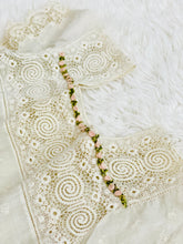 Load image into Gallery viewer, Antique 1910s lace camisole with rococo ribbon rosettes
