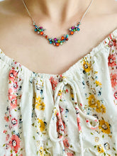 Load image into Gallery viewer, Firefly multi colored beaded necklace
