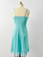Load image into Gallery viewer, Vintage 1950s blue lingerie slip
