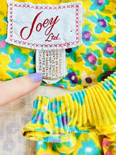 Load image into Gallery viewer, Vintage 1960s yellow floral dress

