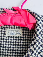 Load image into Gallery viewer, Vintage Nelly Don Houndstooth Dress Set
