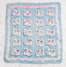 Load image into Gallery viewer, Vintage 1930s Silk Novelty Print Scarf
