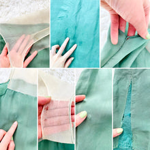 Load image into Gallery viewer, Vintage 1920s emerald green Art Deco dress
