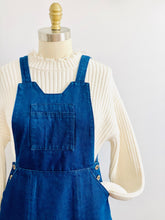Load image into Gallery viewer, Vintage Blue Denim Dress with Adjustable Straps
