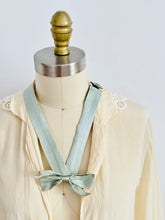 Load image into Gallery viewer, Vintage 1930s beige silk blouse
