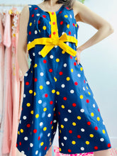 Load image into Gallery viewer, Vintage polka dots romper/playsuit
