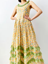 Load image into Gallery viewer, Vintage 1930s pastel ruffled dress
