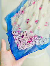 Load image into Gallery viewer, Vintage 1930s Dreamy Floral Silk Scarf
