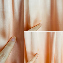 Load image into Gallery viewer, Vintage peachy pink satin babydoll lingerie dress

