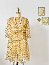 Load image into Gallery viewer, Dreamy flocked polka dot tulle dress
