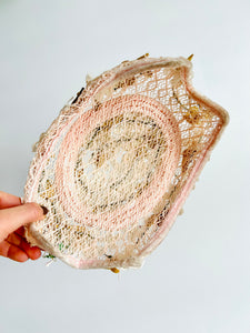 Vintage 1930s pink millinery Fascinator
