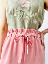 Load image into Gallery viewer, Pastel pink high waisted straigh leg pants
