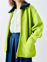 Load image into Gallery viewer, Vintage forest green wool jacket
