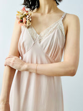 Load image into Gallery viewer, Vintage pastel pink lingerie slip
