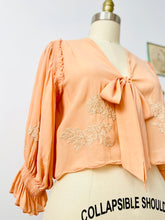 Load image into Gallery viewer, SOLD…Vintage 1930s silk bed jacket
