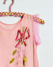 Load image into Gallery viewer, Vintage 1920s lilac color silk dress with ribbonwork
