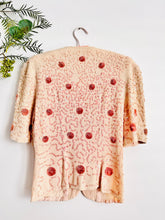 Load image into Gallery viewer, Vintage 1940s dusty pink rayon crepe top
