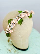 Load image into Gallery viewer, Vintage pastel pink millinery headband
