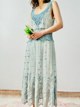Load image into Gallery viewer, Vintage 1920s style lace dress
