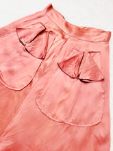 Load image into Gallery viewer, Vintage 1940s pink satin skirt
