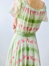 Load image into Gallery viewer, Vintage pastel floral dress
