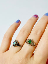 Load image into Gallery viewer, Antique Victorian Opal ring with seed pearls
