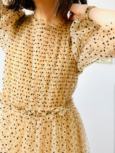 Load image into Gallery viewer, Dreamy flocked polka dot tulle dress
